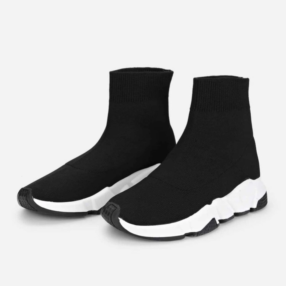 Black Sock Shoes